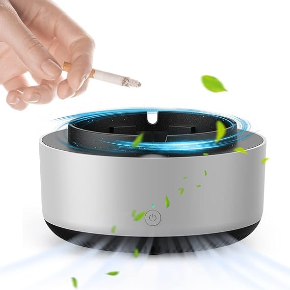 2-in-1 Air Purifier Quiet Ashtray