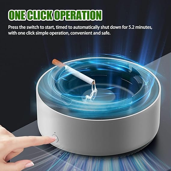 2-in-1 Air Purifier Quiet Ashtray