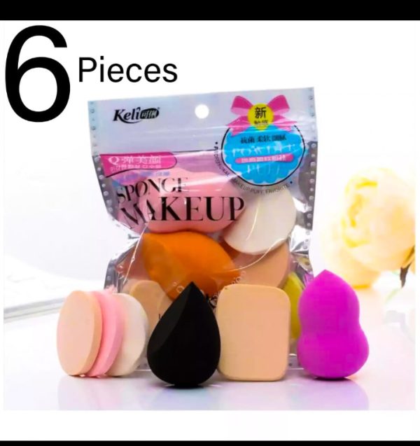 Pearlin Makeup Sponges Pack Of 6